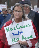 Hands off Trump protest in Buffalo, NY