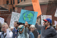 Hands off Trump protest in Buffalo, NY