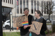 Hands off Trump protest in Buffalo, NY