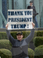 Hands off Trump protest in Buffalo, NY