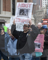Hands off Trump protest in Buffalo, NY