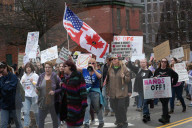 Hands off Trump protest in Buffalo, NY
