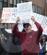Hands off Trump protest in Buffalo, NY
