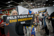 Demonstrators Occupy Central Barcelona Station To Protest Rail Service Failures