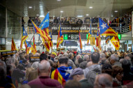 Demonstrators Occupy Central Barcelona Station To Protest Rail Service Failures