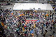 Demonstrators Occupy Central Barcelona Station To Protest Rail Service Failures