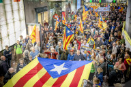 Demonstrators Occupy Central Barcelona Station To Protest Rail Service Failures
