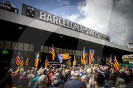 Demonstrators Occupy Central Barcelona Station To Protest Rail Service Failures