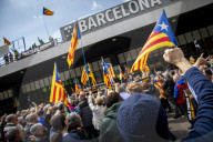Demonstrators Occupy Central Barcelona Station To Protest Rail Service Failures
