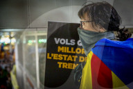 Demonstrators Occupy Central Barcelona Station To Protest Rail Service Failures
