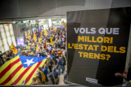 Demonstrators Occupy Central Barcelona Station To Protest Rail Service Failures