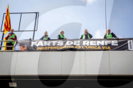 Demonstrators Occupy Central Barcelona Station To Protest Rail Service Failures