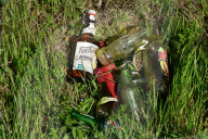 Litter Collection Day In Doizieux, France
