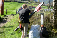 Litter Collection Day In Doizieux, France