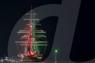 The Italian Navy Training Ship Amerigo Vespucci Docks In Ortona
