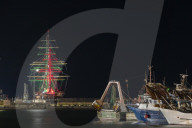 The Italian Navy Training Ship Amerigo Vespucci Docks In Ortona