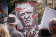 Anti-Trump Protests In Porto, Portugal