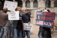 Anti-Trump Protests In Porto, Portugal