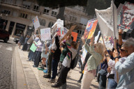 Anti-Trump Protests In Porto, Portugal
