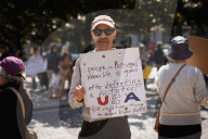 Anti-Trump Protests In Porto, Portugal