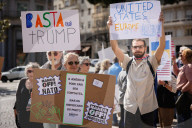 Anti-Trump Protests In Porto, Portugal