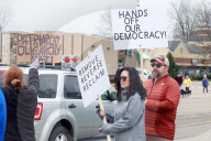 “Hands Off!” Protest