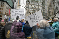 "Hands Off!" Trump protest in New York