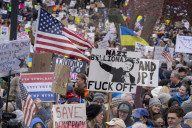 Thousands rally in Boston for ‘Hands Off!’ protest agains Trump and Musk