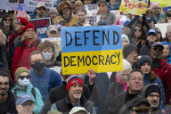 Thousands rally in Boston for ‘Hands Off!’ protest agains Trump and Musk