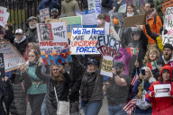 Thousands rally in Boston for ‘Hands Off!’ protest agains Trump and Musk