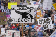 Thousands rally in Boston for ‘Hands Off!’ protest agains Trump and Musk