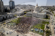 Hands Off ! Anti Trump protest in San Francisco