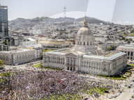 Hands Off ! Anti Trump protest in San Francisco