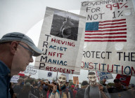 More than 100,000 attend anti-Trump protest in Washington, DC