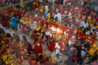 Kumari Puja Ritual As Part Of The Annual Hindu Festival Of Ram Navami In Kolkata, India