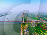 Ma'anshan Dual-use Yangtze River Bridge Construction