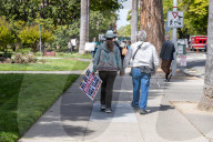 Thousands Of Californians Participate In The Nationwide Hands Off Protest, In Front Of The State's Capital In Sacramento