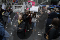 NY: Day Of Action Protest Against The Trump Administrationa And DOGE