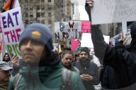 NY: Day Of Action Protest Against The Trump Administrationa And DOGE