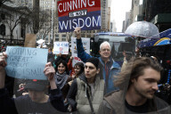 NY: Day Of Action Protest Against The Trump Administrationa And DOGE