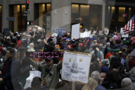 NY: Day Of Action Protest Against The Trump Administrationa And DOGE