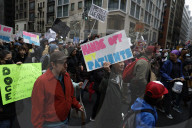 NY: Day Of Action Protest Against The Trump Administrationa And DOGE