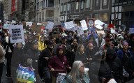 NY: Day Of Action Protest Against The Trump Administrationa And DOGE
