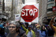 NY: Day Of Action Protest Against The Trump Administrationa And DOGE
