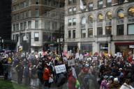 NY: Day Of Action Protest Against The Trump Administrationa And DOGE