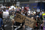 NY: Day Of Action Protest Against The Trump Administrationa And DOGE