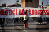  Barcelona Erupts In Mass Protest As Thousands Demand Action On Housing Crisis