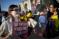  Barcelona Erupts In Mass Protest As Thousands Demand Action On Housing Crisis
