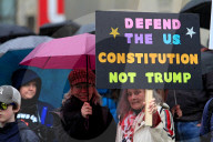 A ''Hands Off!'' Demonstration Is Held In Toronto, Canada