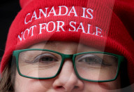 A ''Hands Off!'' Demonstration Is Held In Toronto, Canada